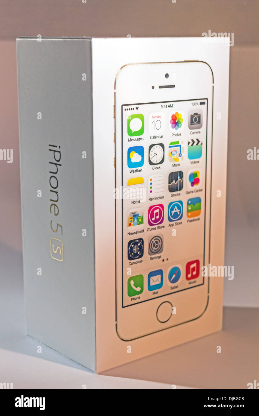 iPhone 5s Box Stock Photo