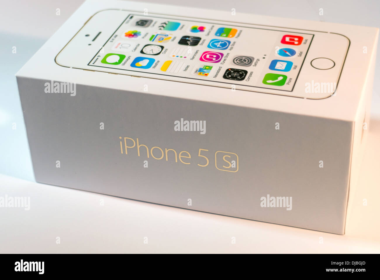 iPhone 5s box Stock Photo