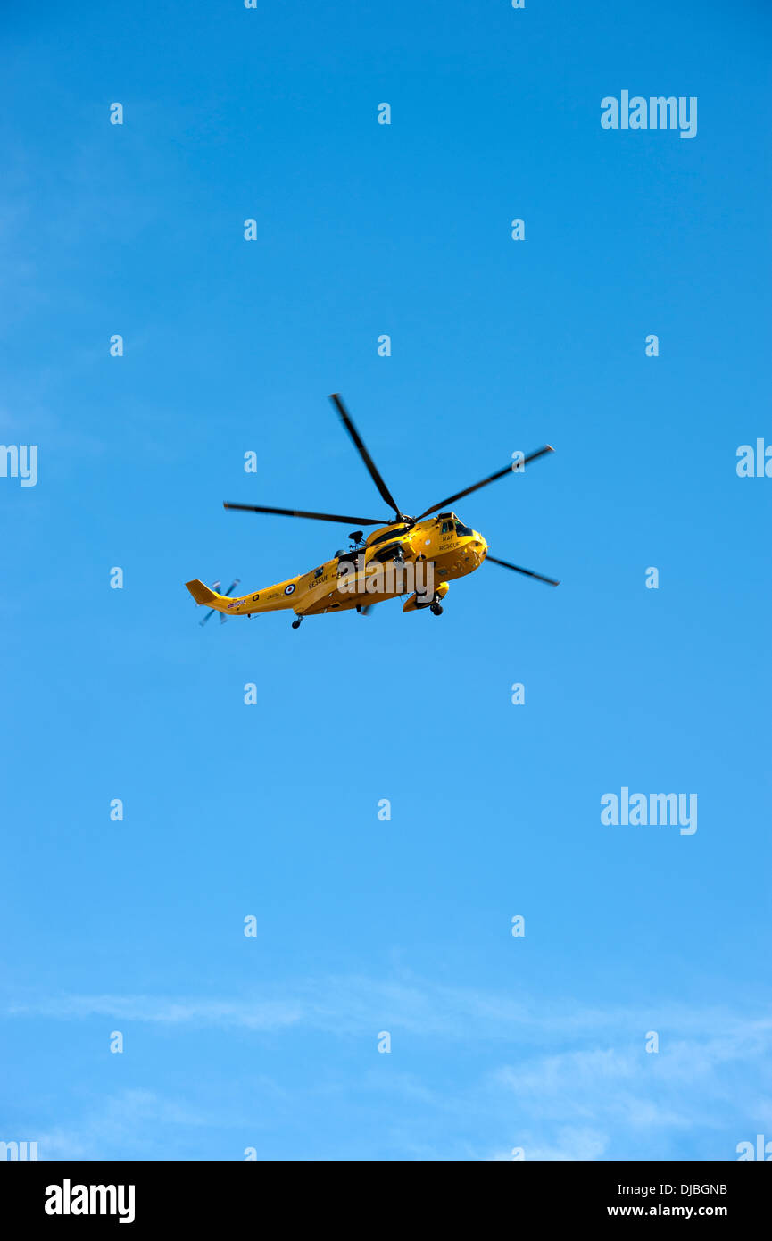RAF Seaking Air Sea Rescue Helicopter Royal Air Force Stock Photo - Alamy