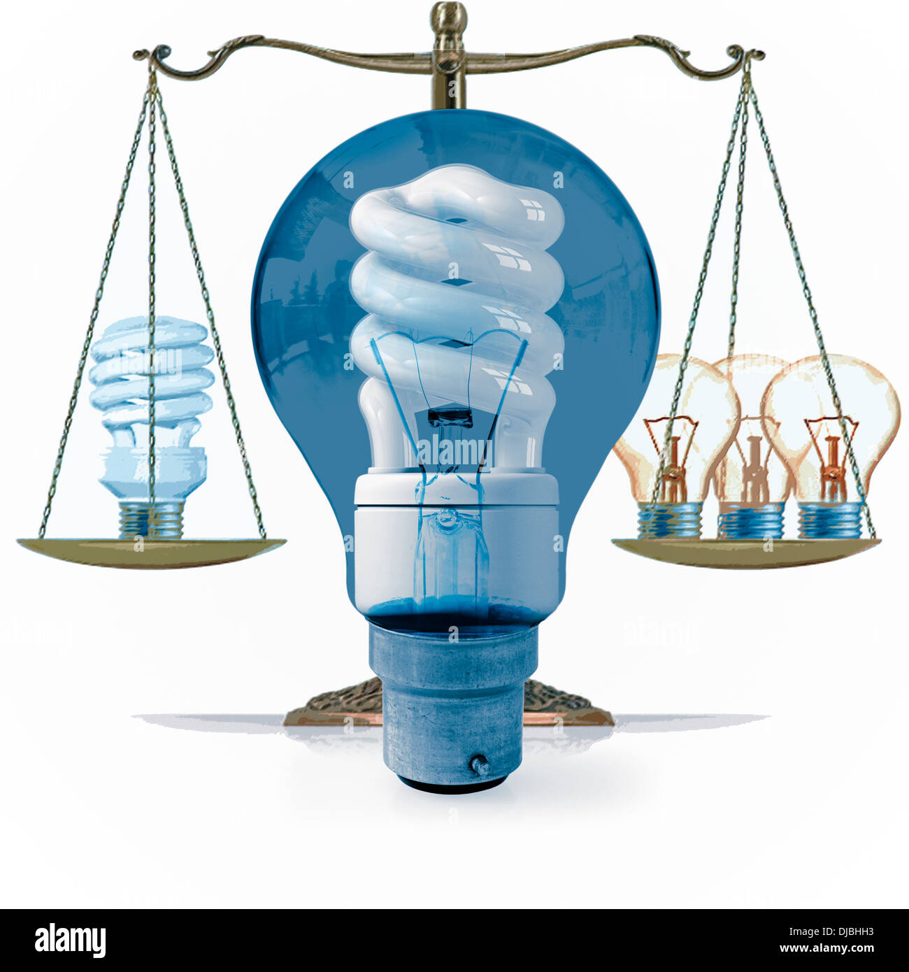 Alternative Energy, Weight Balance, Concept Stock Photo Alamy