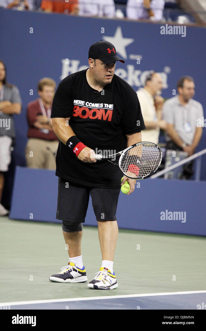 Kevin James US Open 2012 Men s Match Celebrity Sighting USTA