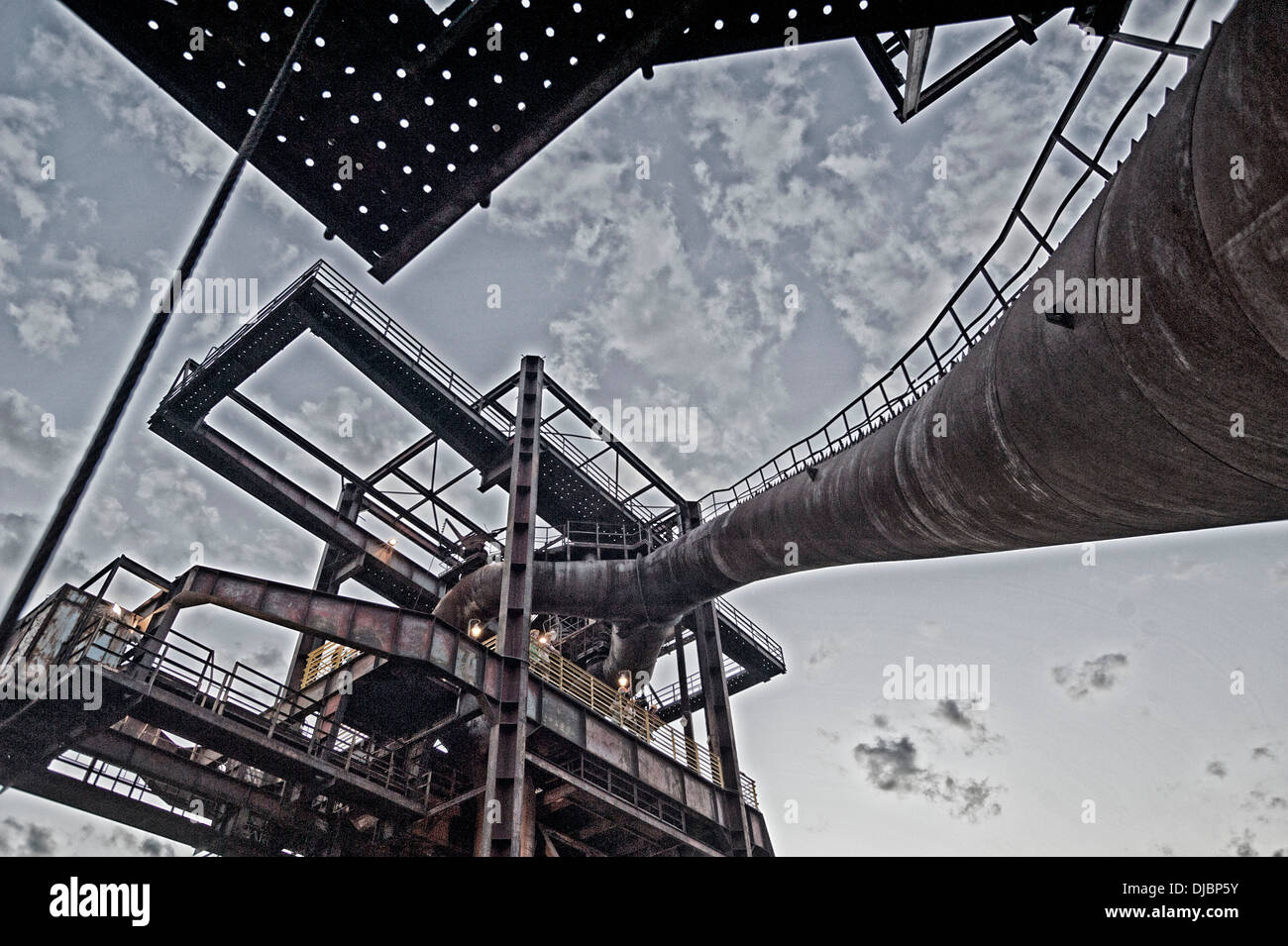 Europe, Czech Republic, Ostrava, IndustrialPark Dolni Vitkovice Stock