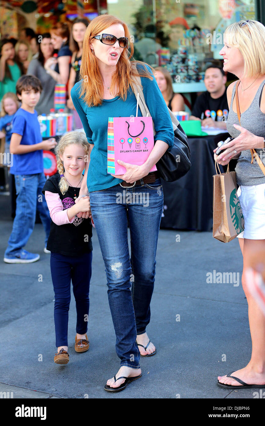 Marcia Cross and her daughter Eden Mahoney Celebrities out and about at ...