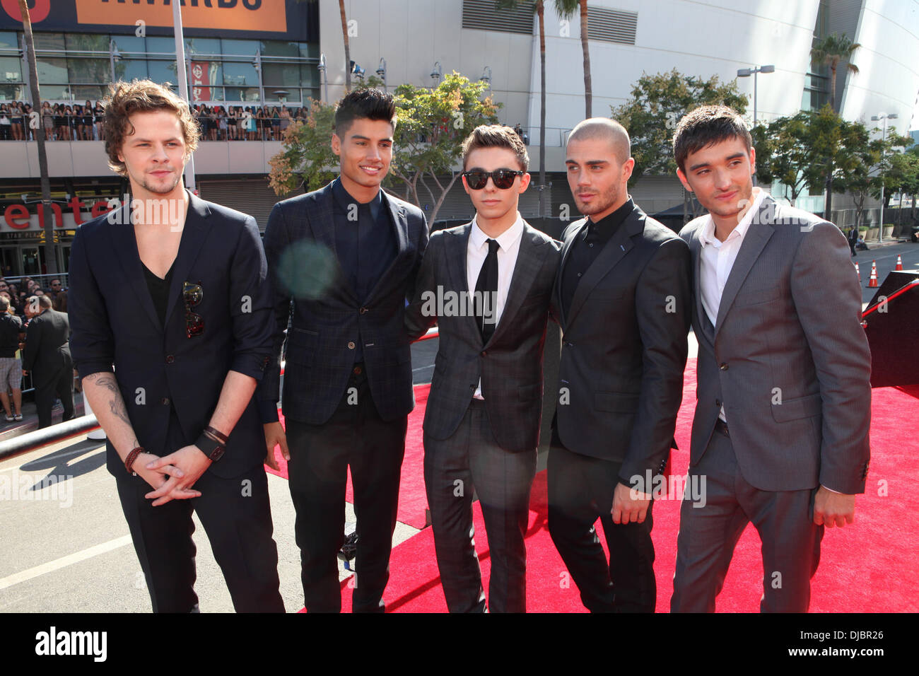 The Wanted 2012 MTV Video Music Awards - Arrivals Los Angeles, California - 06.09.12 Stock Photo