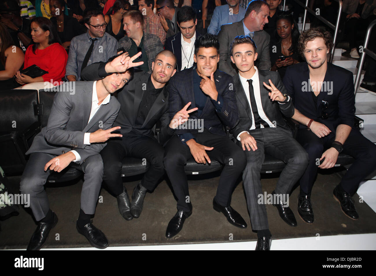 The Wanted 2012 MTV Video Music Awards - Arrivals Los Angeles, California - 06.09.12 Stock Photo