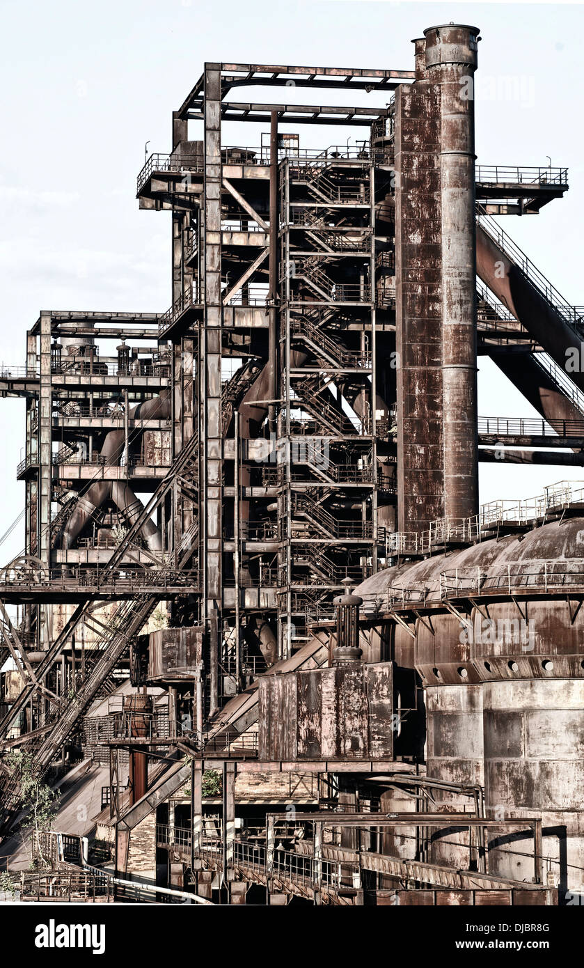 Europe, Czech Republic, Ostrava, IndustrialPark Dolni Vitkovice Stock