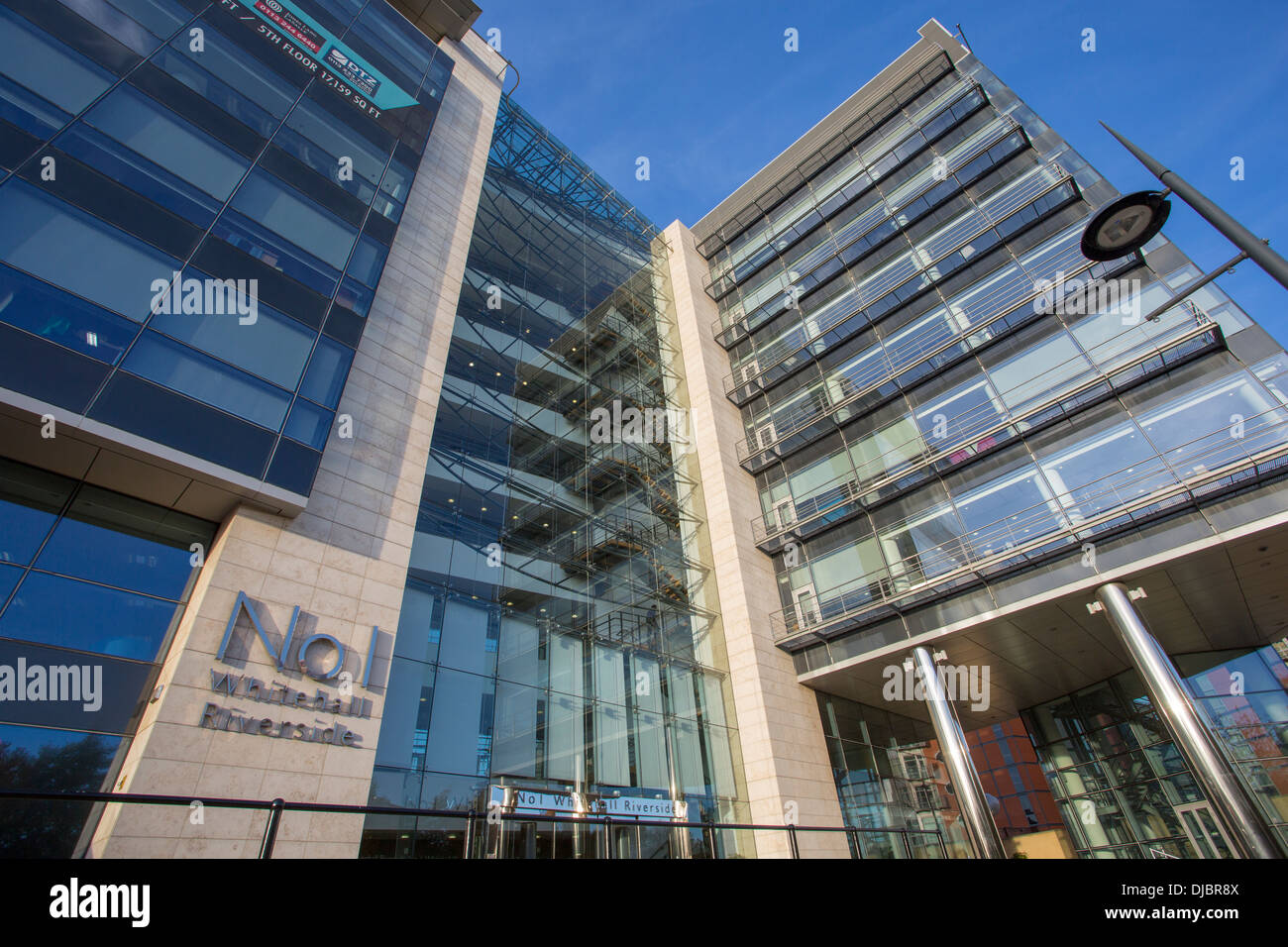 Offices, No 1, Whitehall Riverside, Leeds Stock Photo