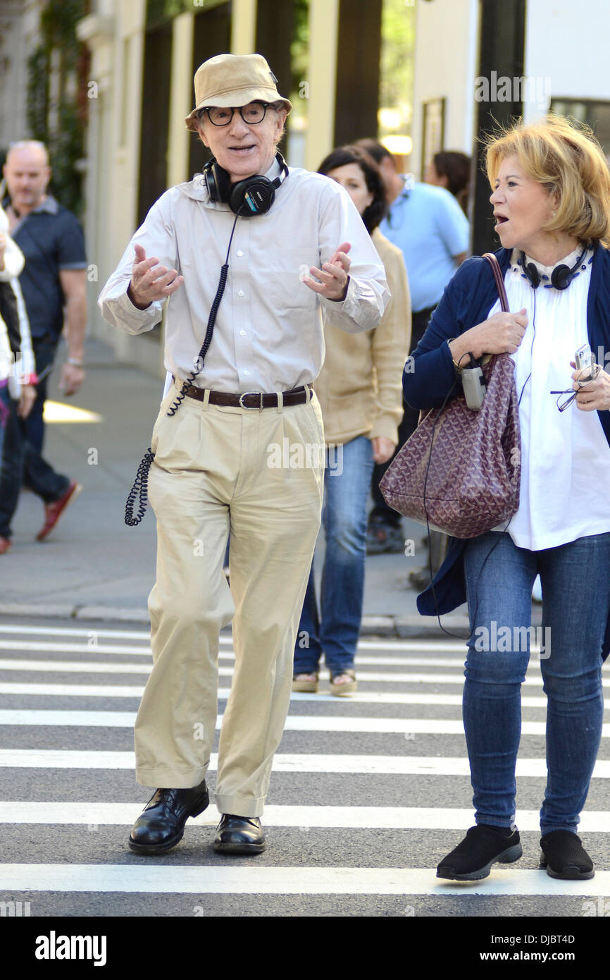 Woody Allen Filming scenes for new Woody Allen untitled movie project ...