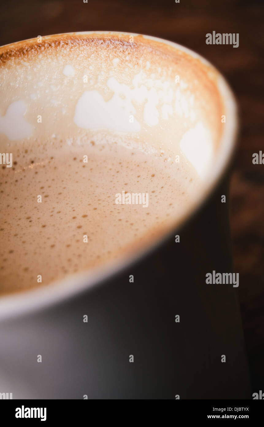 Cup of coffee during brunch at Dubai, United Arab Emirates Stock Photo