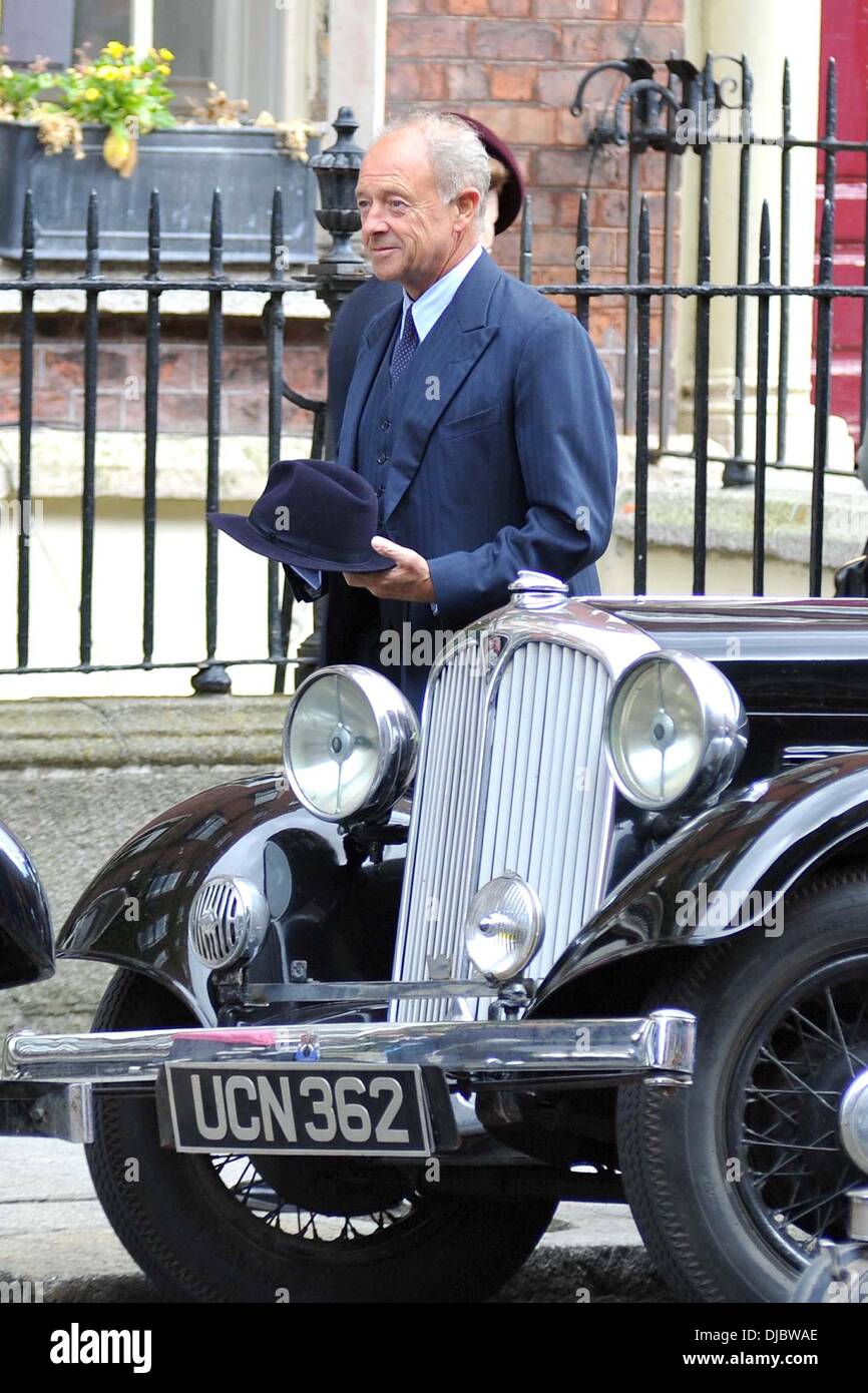Michael Kitchen Is Seen Shooting For The New Itv Wwii Series Foyle S War Dublin Ireland 11 09 12 Stock Photo Alamy