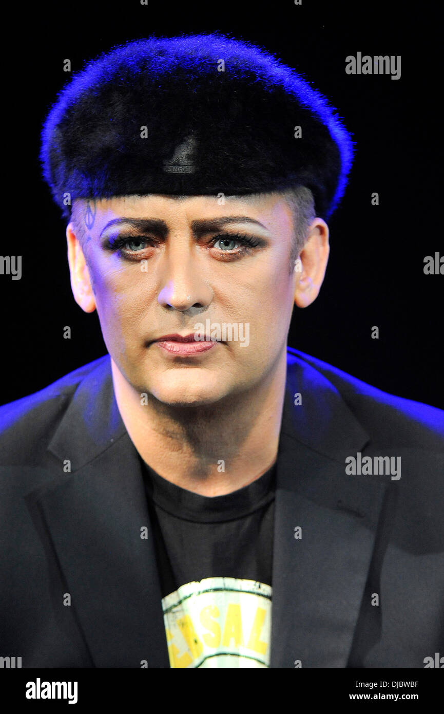 Boy George Cast attends photocall for 'Taboo - The Boy George Musical' at Brixton Club House in London, England - 11.09.12 Stock Photo