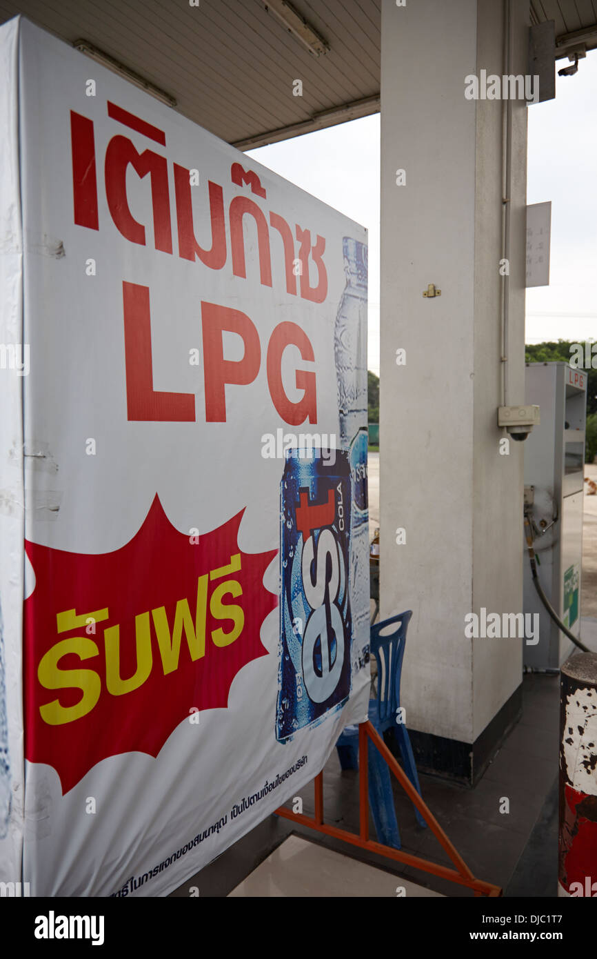 Liquefied Petroleum Gas Lpg On Sale In A Service Station In