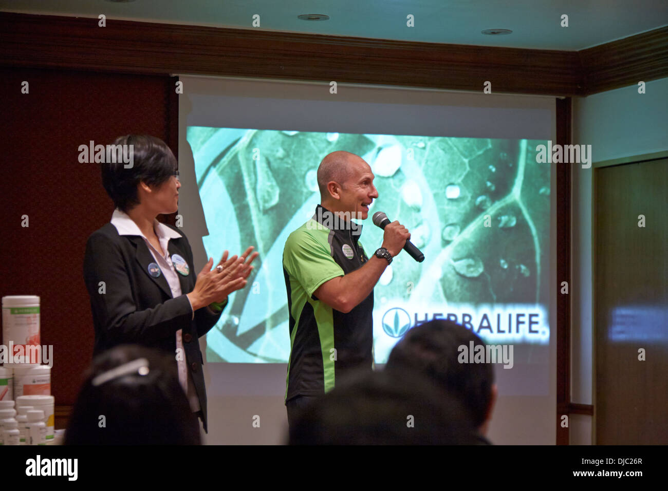 Herbalife meeting in Korat, Thailand Stock Photo Alamy