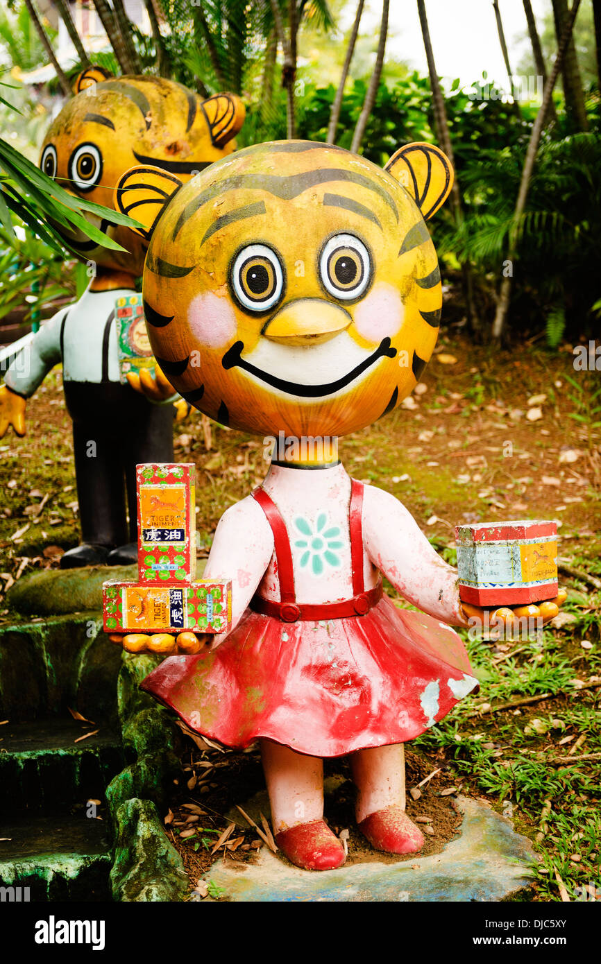 Haw Par Villa in Singapore, a free amusement park built by the inventor