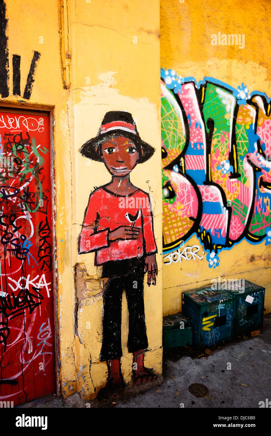 Street Art in Valparaiso, Chile Stock Photo Alamy