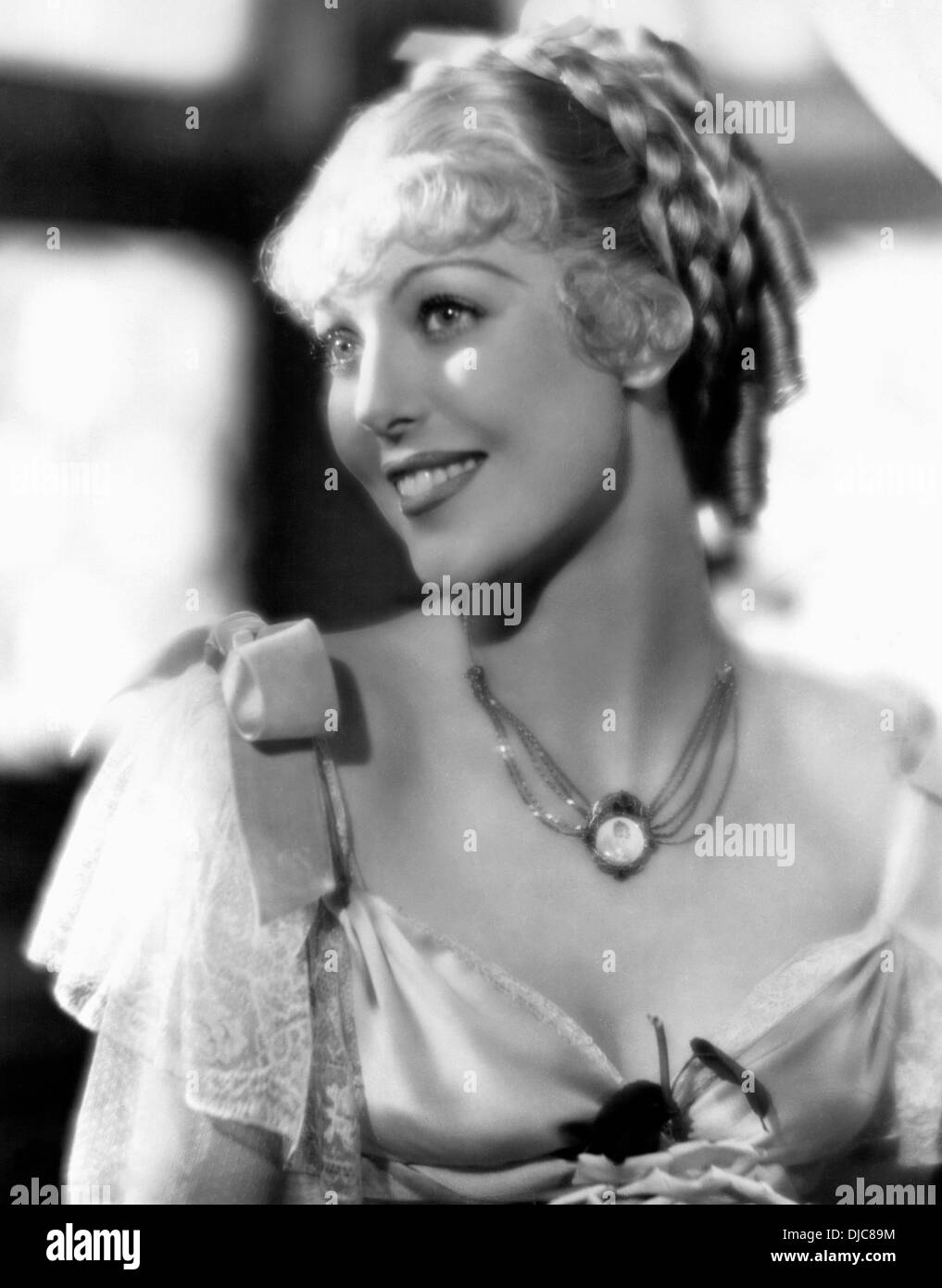 Loretta Young on-set of the Film, The House of Rothschild, 1934 Stock Photo