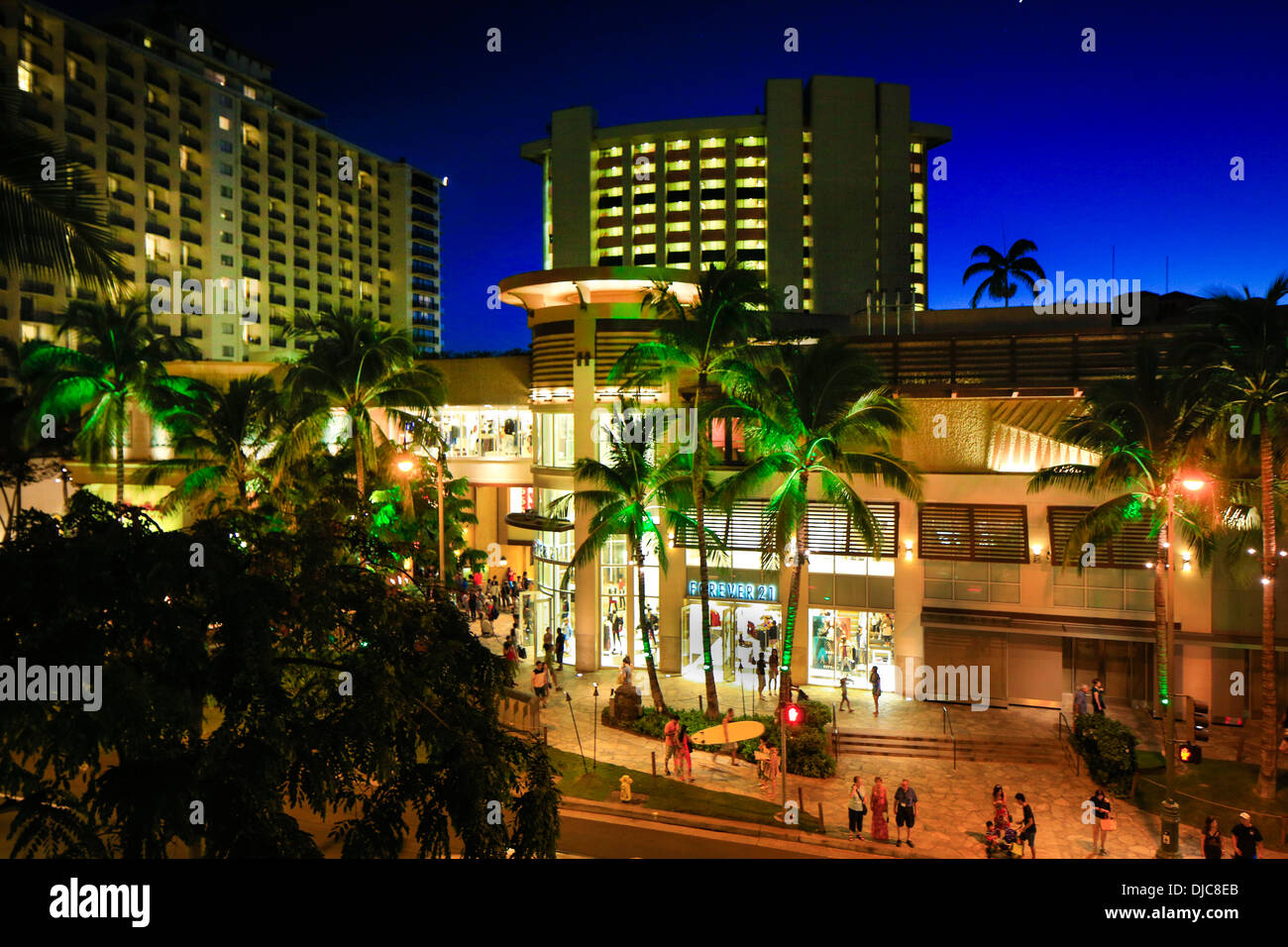 Royal Hawaiian Shopping Center, Waikiki, Oahu, Hawaii Stock Photo Alamy