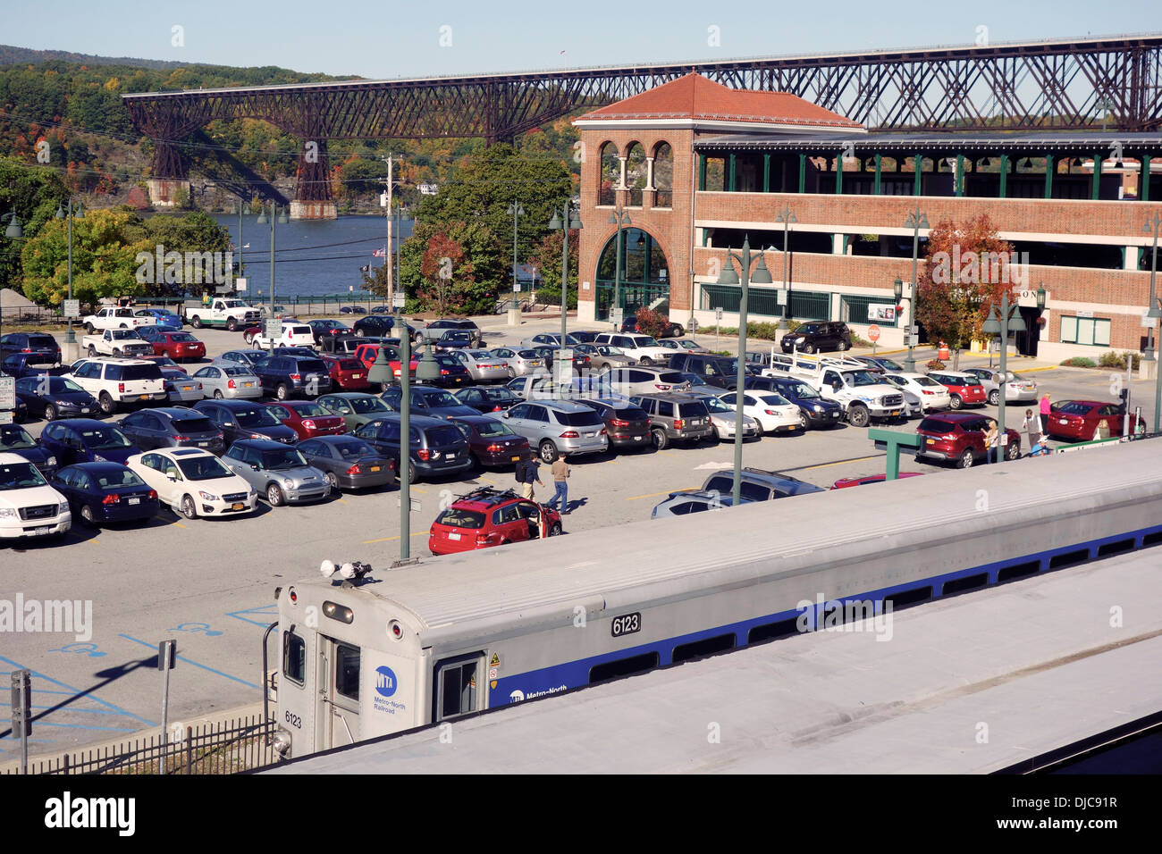 Poughkeepsie New York MetroNorth railroad station Stock Photo Alamy