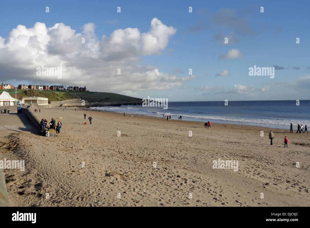 Whitmore Bay And Beach In Barry Island, Wales Coast. Seaside Resort ...