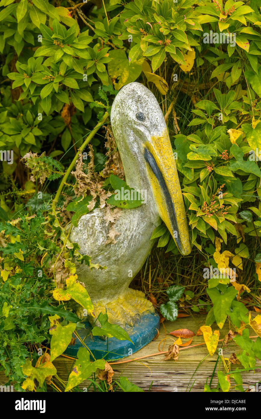 Pelican garden ornament Stock Photo Alamy
