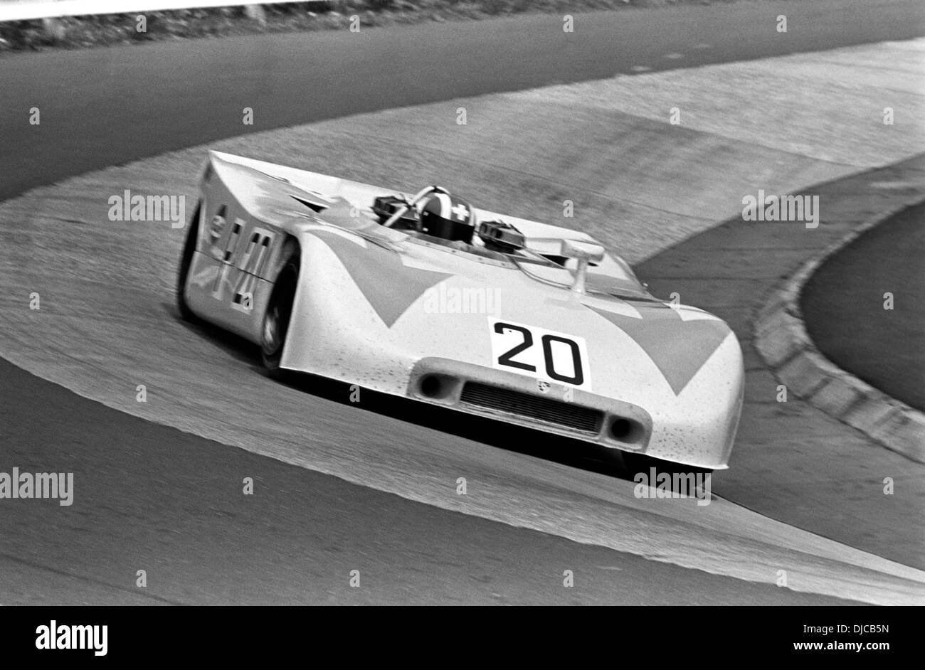Jo Siffert-Brian Redman's Porsche 908 in the Karussel, Nurburgring 1000Kms, Germany 31 May 1970. Stock Photo