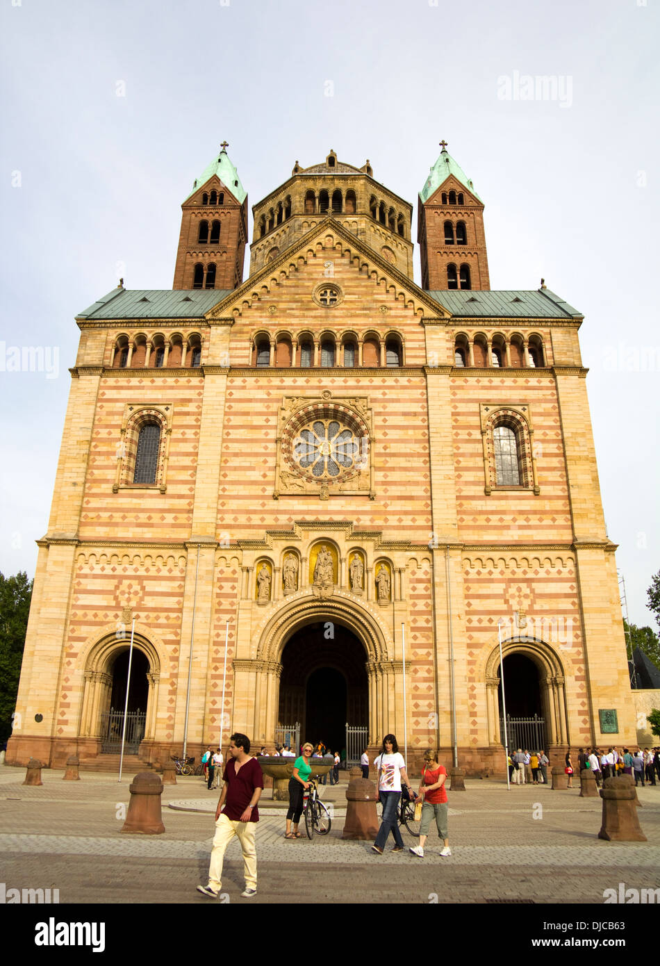The Speyer Cathedral, Speyer, Rhineland-Palatinate, Germany, Europe Stock Photo