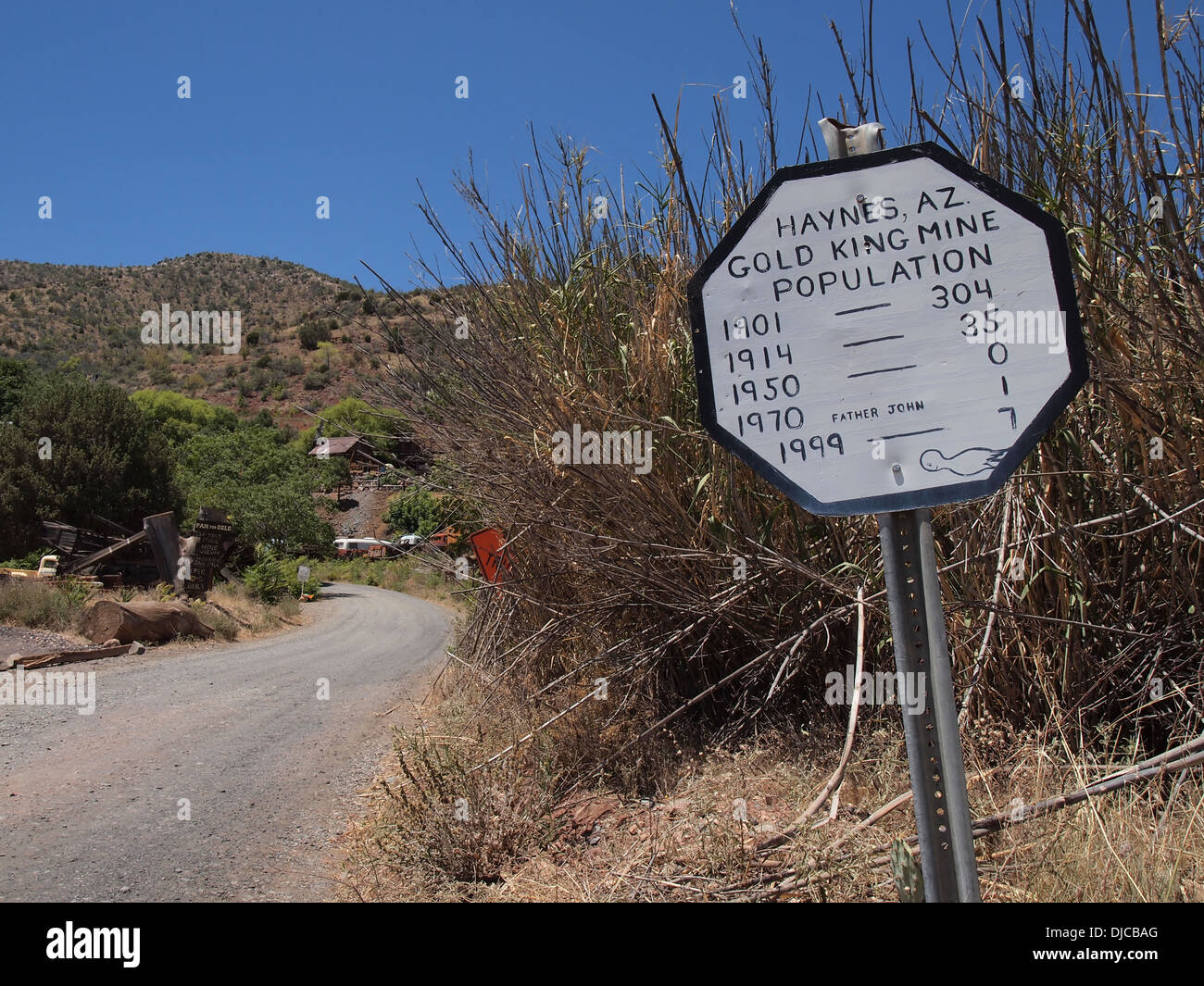 Gold king mine jerome ghost town museum hires stock photography and