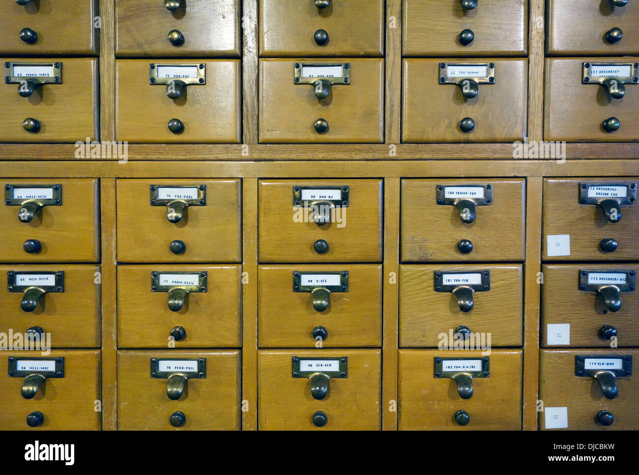 interior of Vassar College library New York Stock Photo Alamy