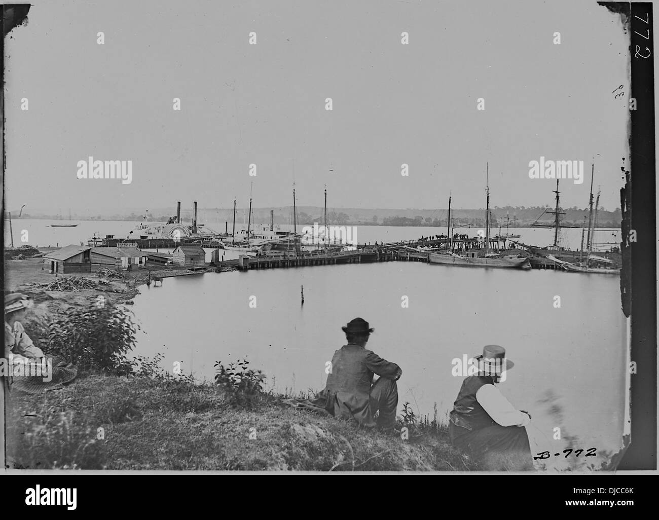 James River Landing, James River, Va 177 Stock Photo