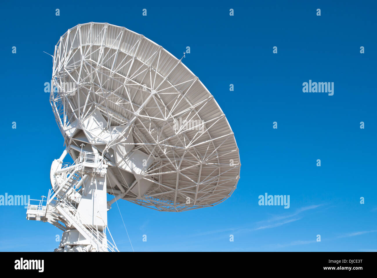 One of 27 radio telescopes located at the Very Large Array Stock Photo