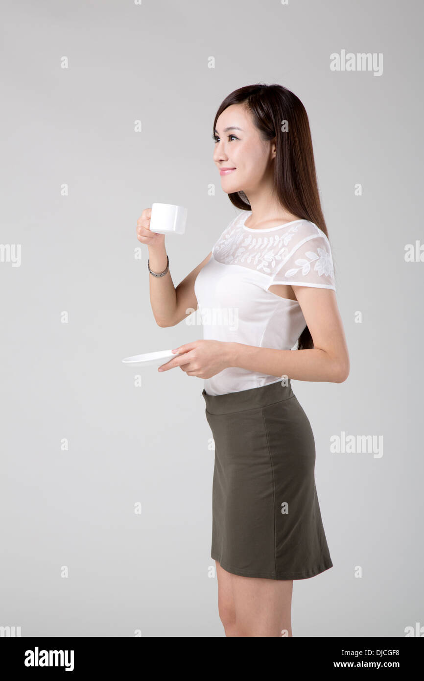 Young Woman in Business Stock Photo