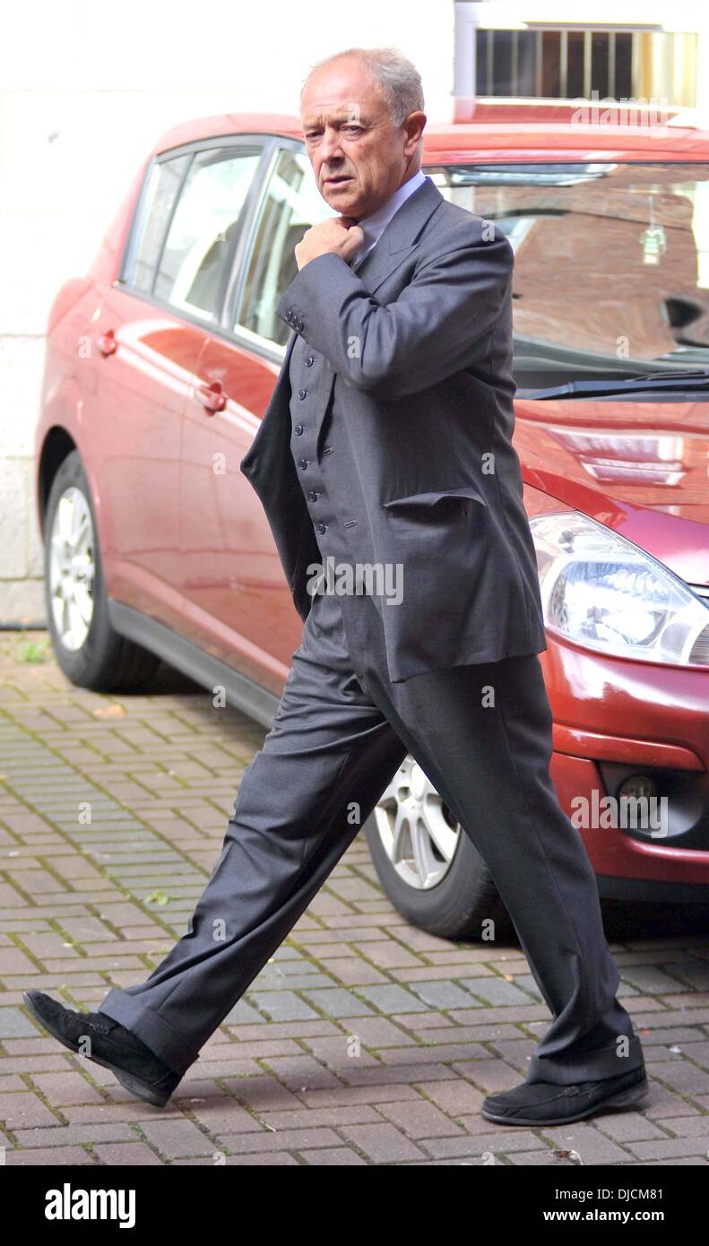 Michael Kitchen Filming scenes for ITV's new detective drama series