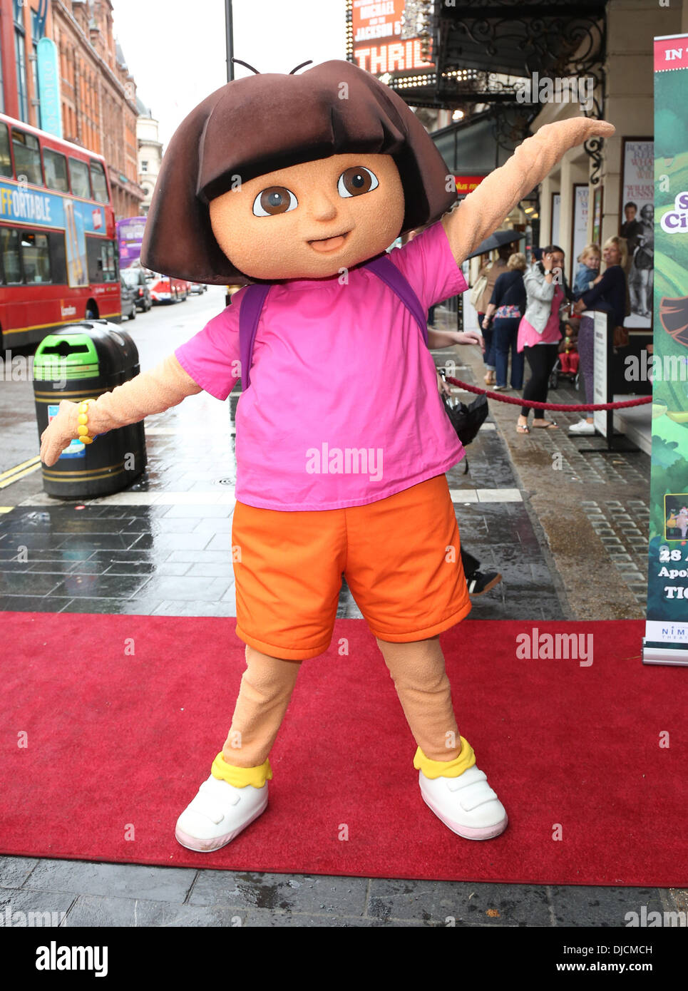 Dora the Explorer Celebrity & Press Performance of Nickelodeon's Dora the Explorer at the Apollo Theatre - arrivals London, England - 29.08.12 Stock Photo