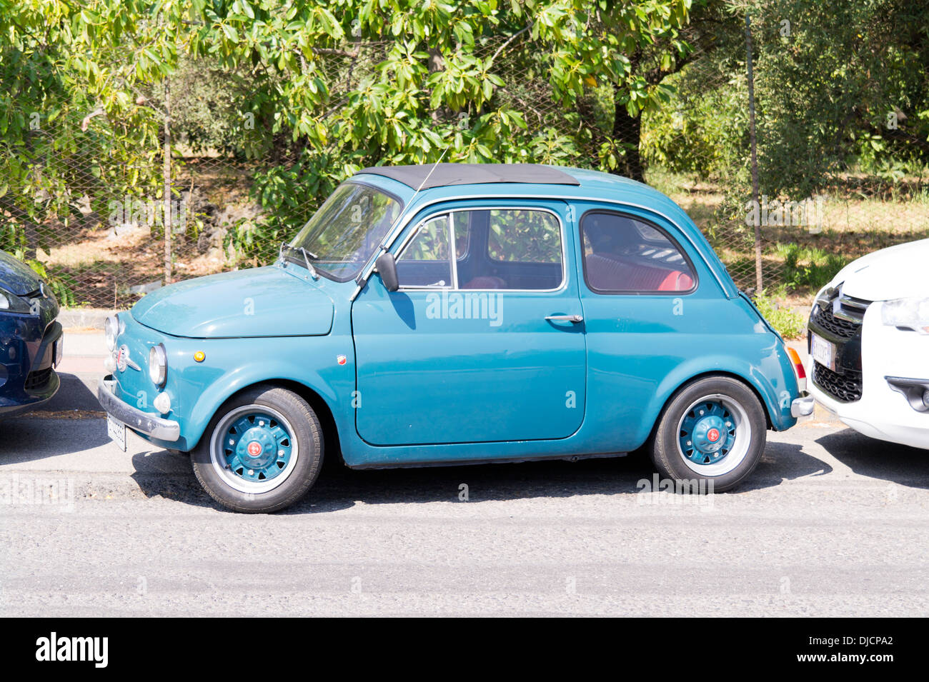 Fiat 500 cinquecento classic Italian car Stock Photo