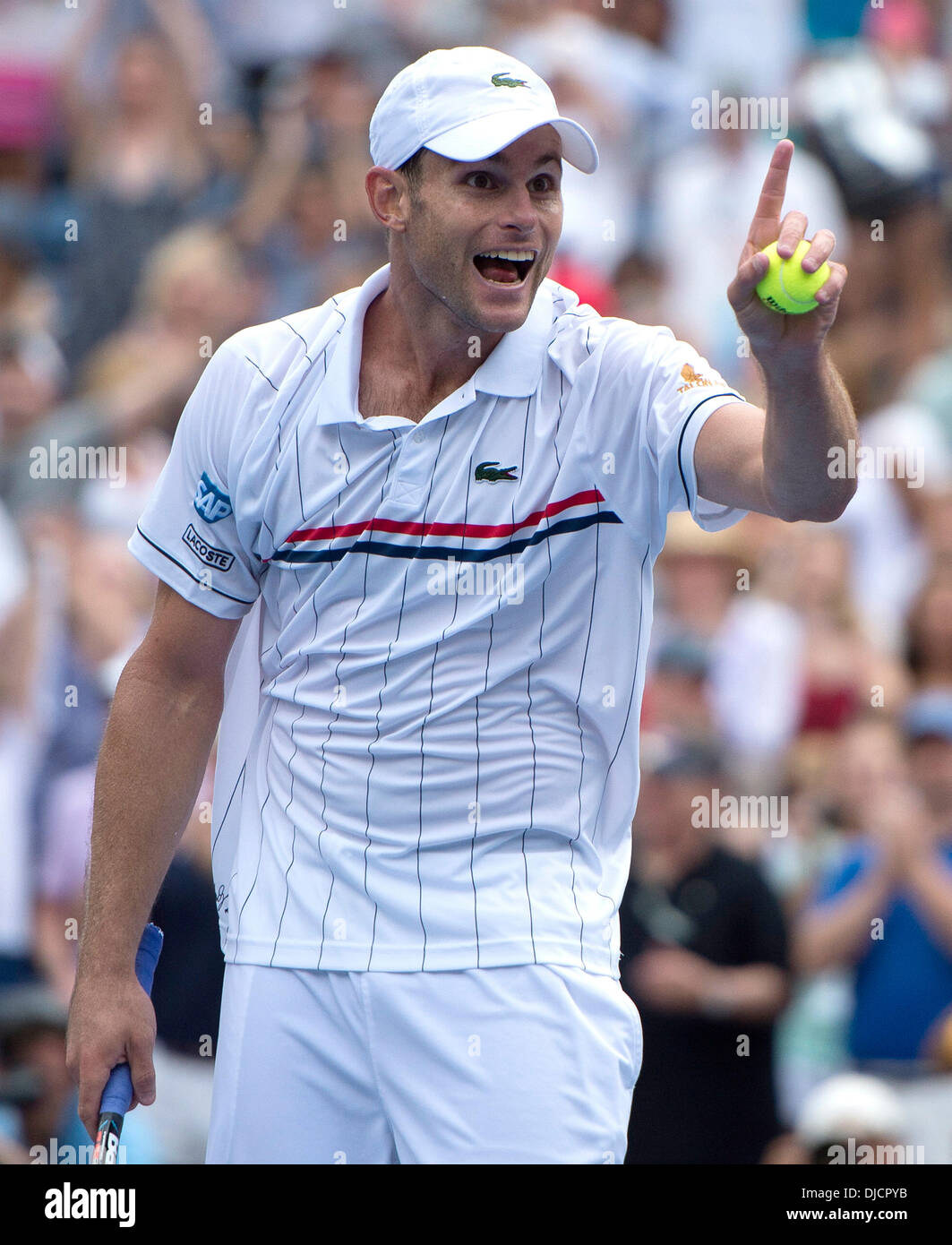 Andy Roddick (USA) US Open 2012 Men's Match - Fabio Fognini (ITA) v ...