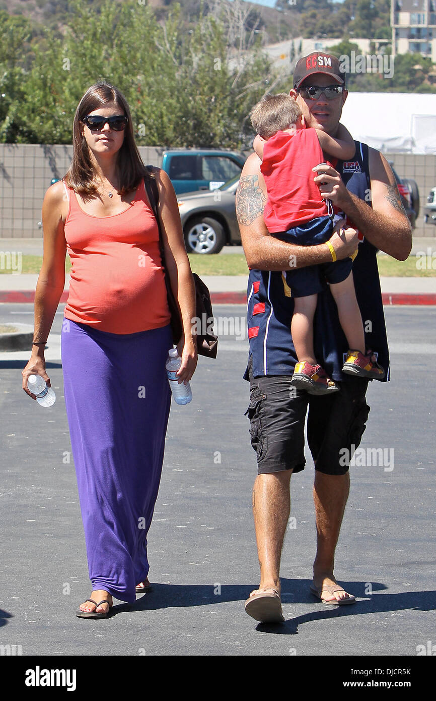 Siri Pinter, Carson Daly and Jackson James Daly Carson Daly arriving at