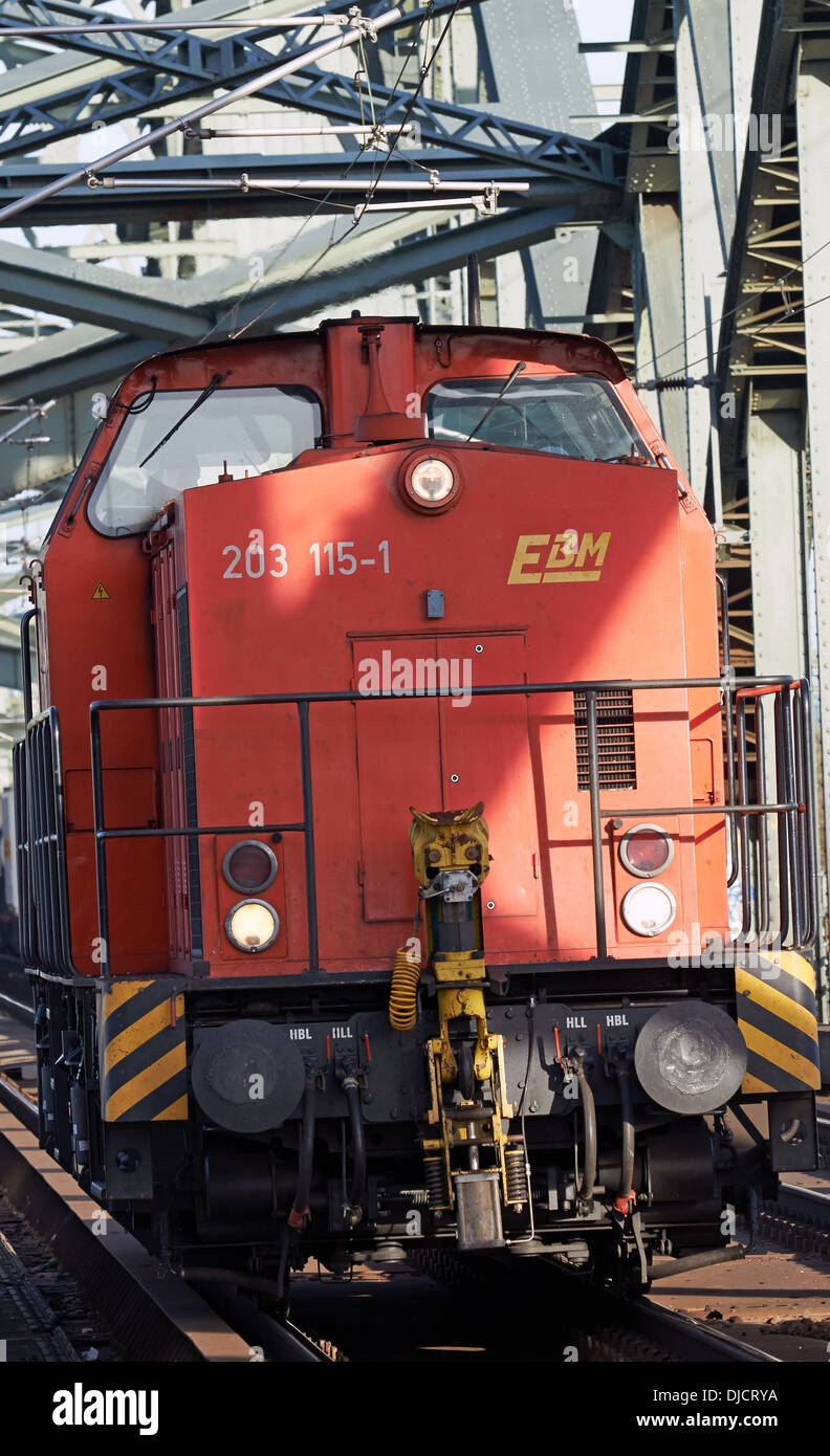 EBM diesel locomotive Stock Photo