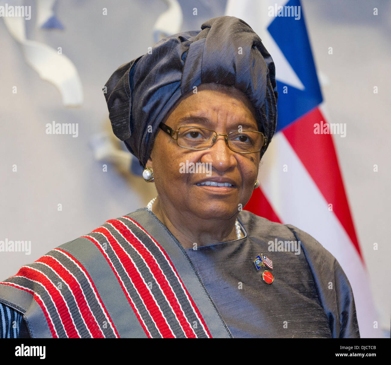 Ellen Johnson Sirleaf, President of Liberia Stock Photo Alamy