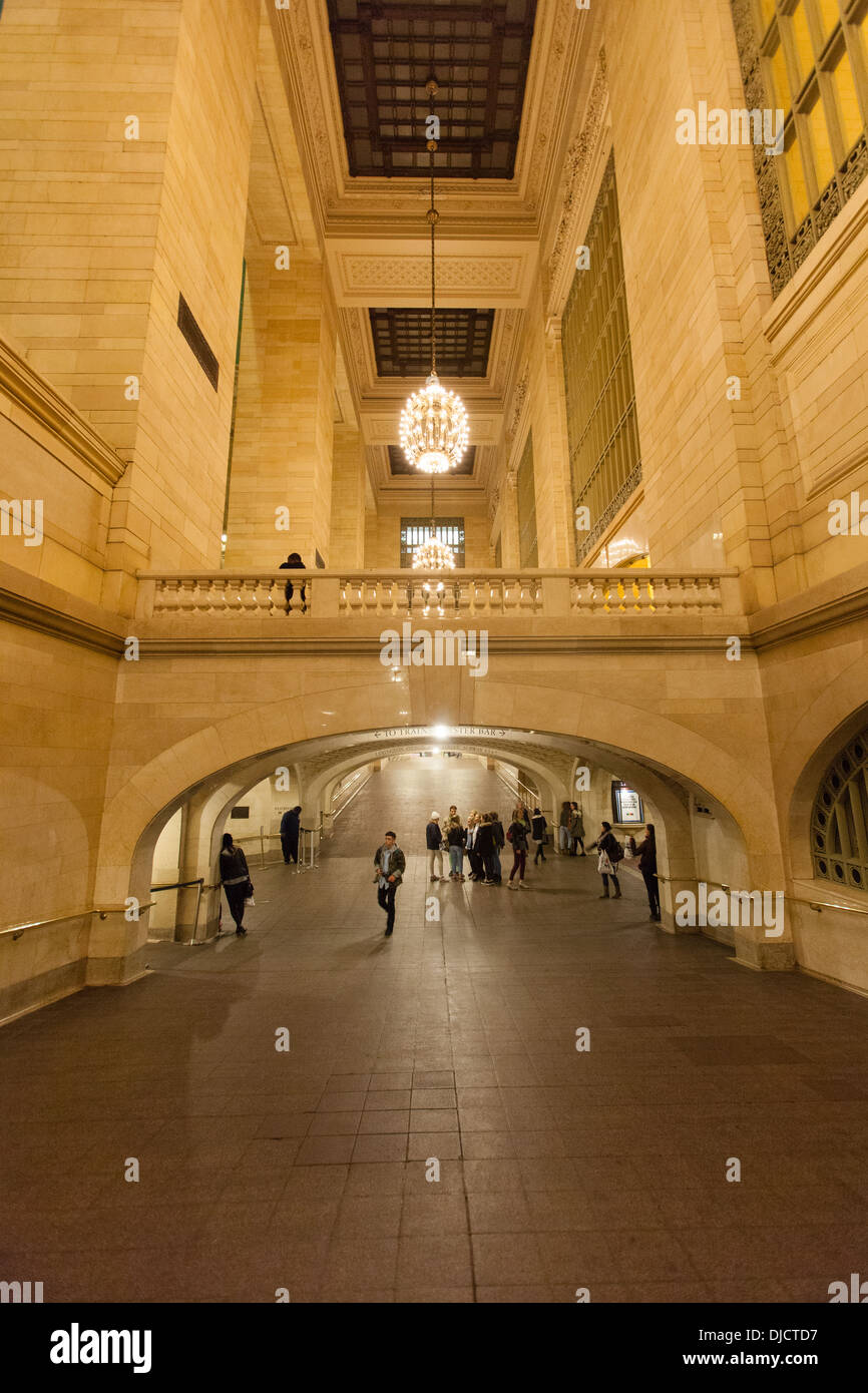 Whispering gallery in grand central terminal station. Manhattan, New York City, United States of Whispering gallery in grand central terminal station. Manhattan, New York City, United States of