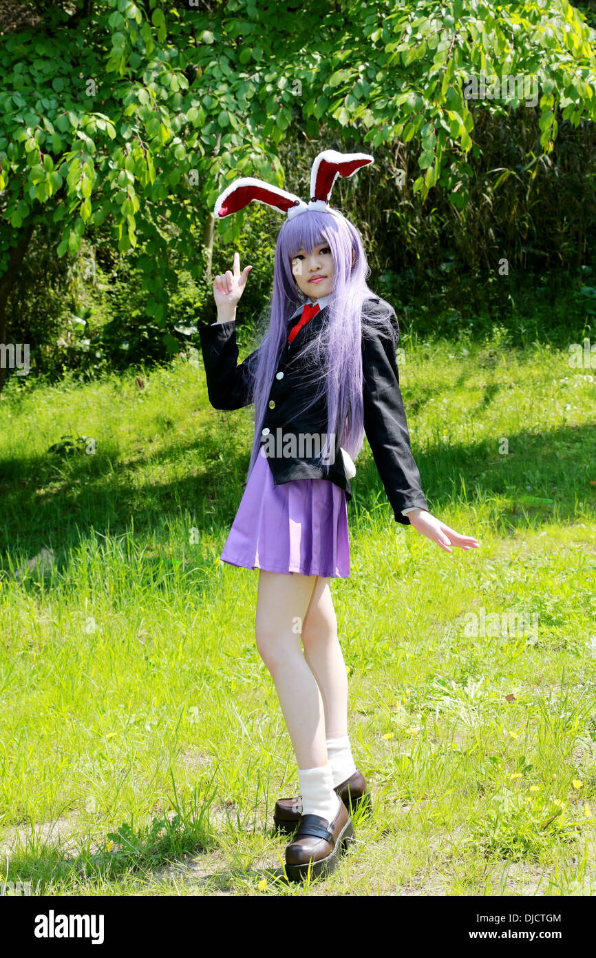 Young japanese girl cosplayer Stock Photo