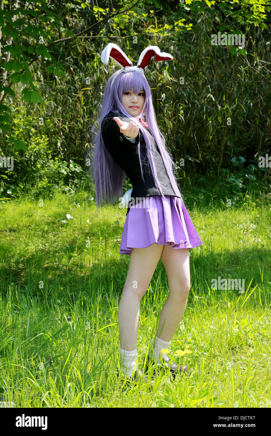 Young japanese girl cosplayer Stock Photo