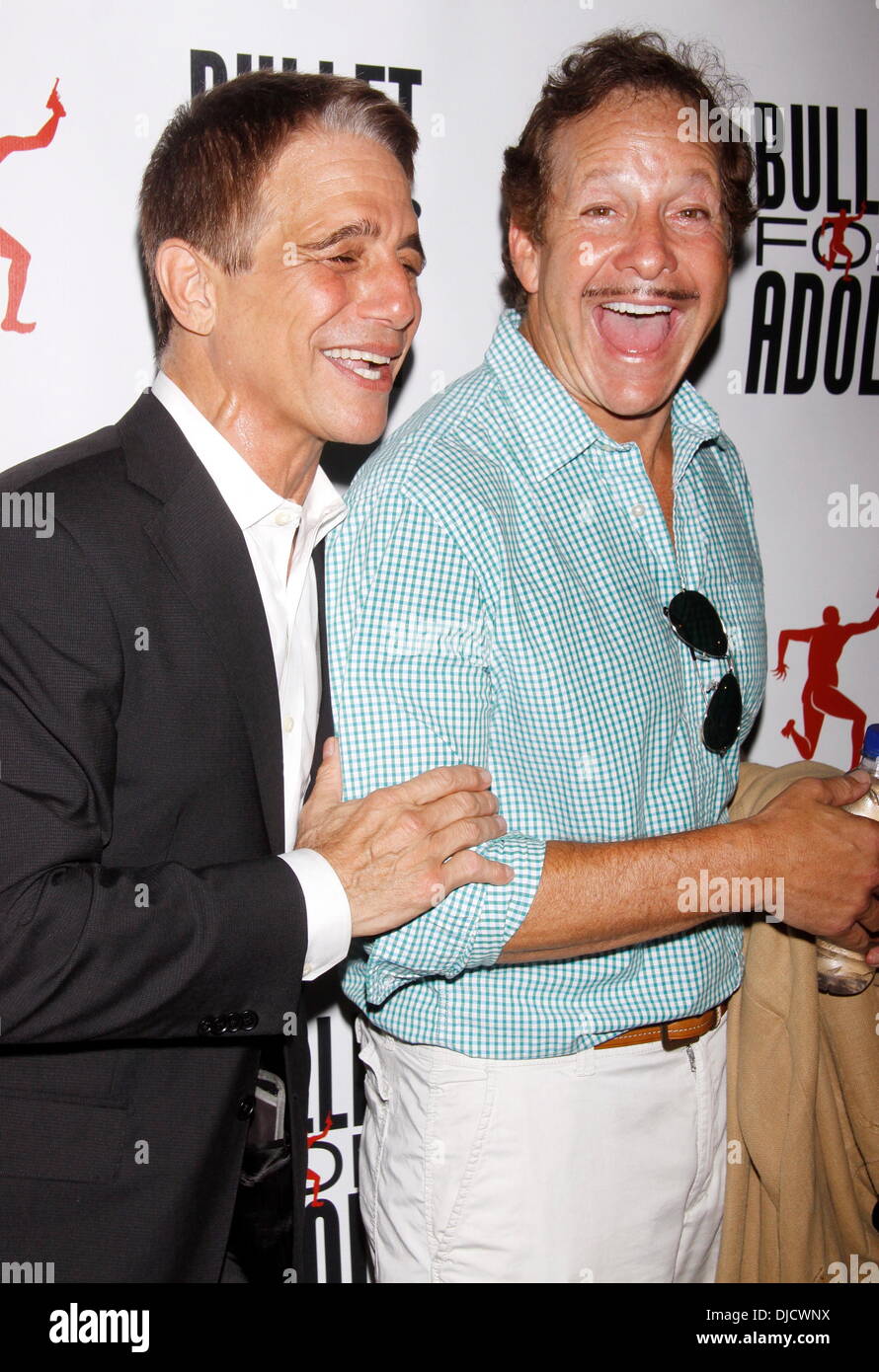 Tony Danza And Steve Guttenberg Attends Bullet For Adolf Off Broadway Opening Night At New World Stages Arrivals New York City Usa 08 08 12 Stock Photo Alamy