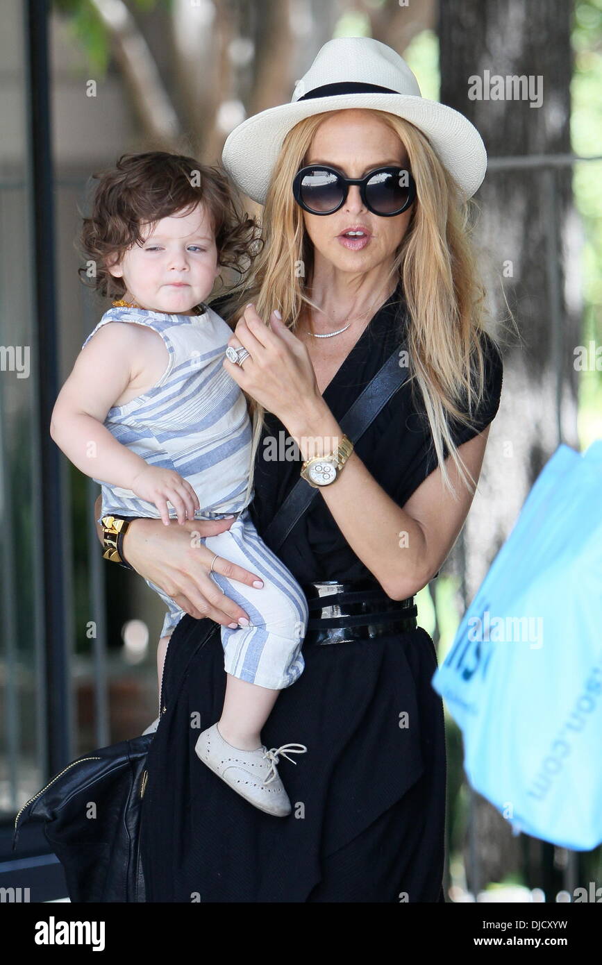 Rachel Zoe And Son Skyler Berman Seen Shopping At Kitson For Kids On Robertson Boulevard Los Angeles California 10 08 12 Stock Photo Alamy