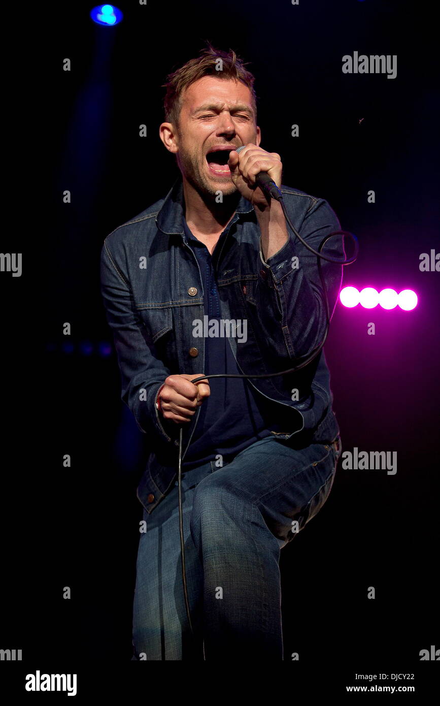 Blur Way Out West Festival Day 2 Gothenburg, Sweden - 10.08.12. Stock Photo