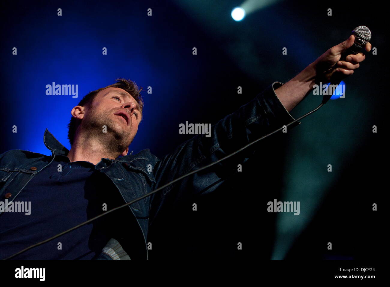 Blur Way Out West Festival Day 2 Gothenburg, Sweden - 10.08.12. Stock Photo