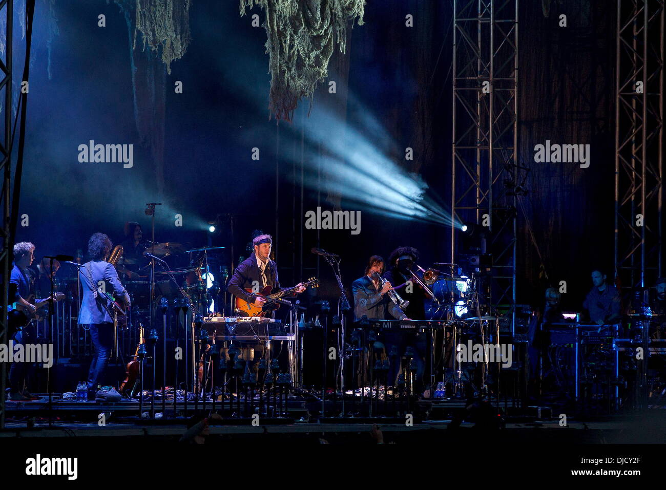 Bon Iver Way Out West Festival Day 2 Gothenburg, Sweden - 10.08.12. Stock Photo