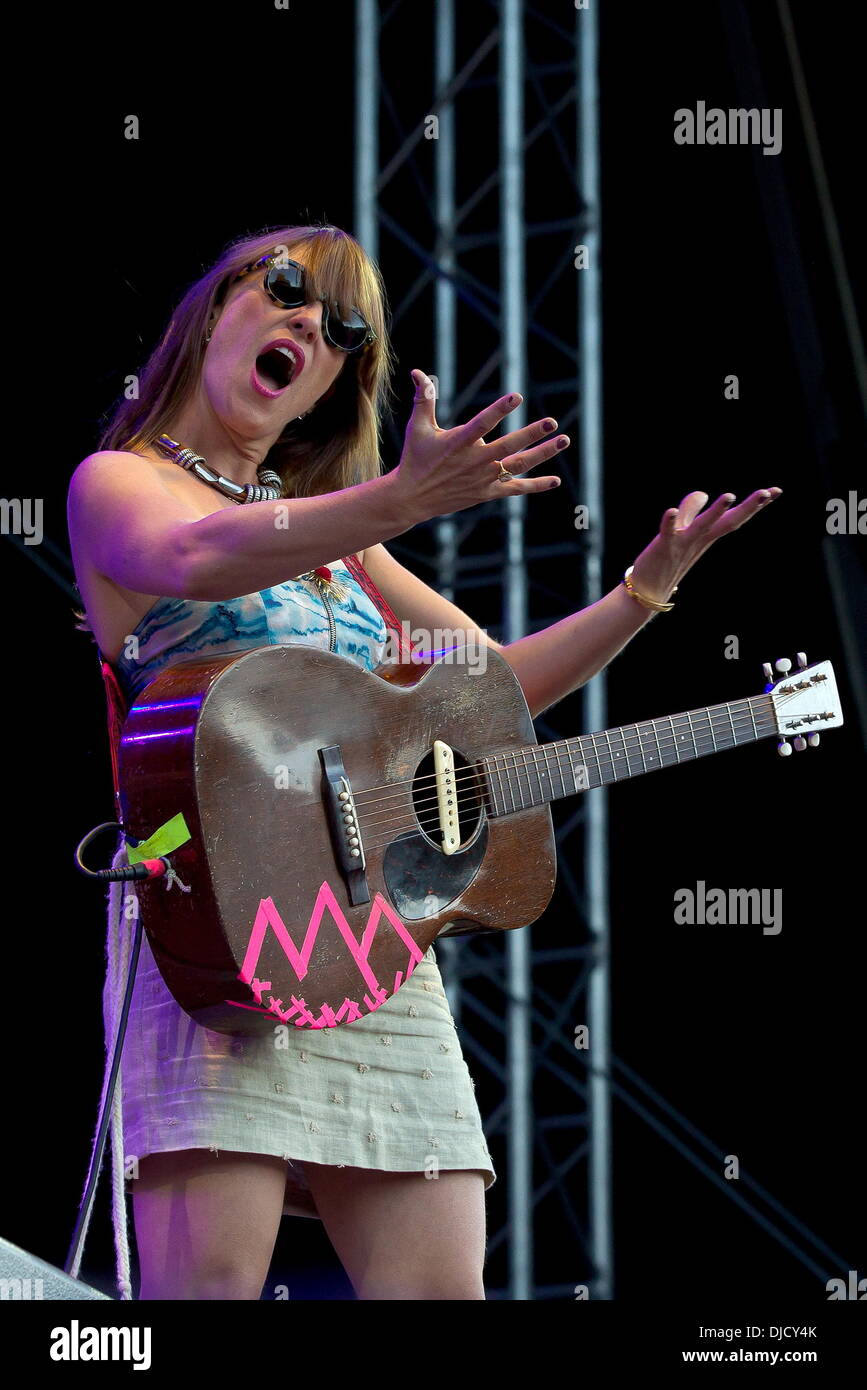 Feist Way Out West Festival Day 2 Gothenburg, Sweden  Stock Photo  - Alamy