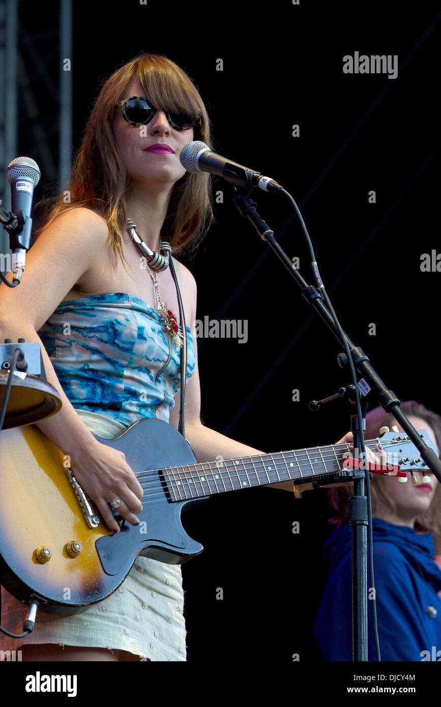 Feist Way Out West Festival Day 2 Gothenburg, Sweden - 10.08.12. Stock Photo