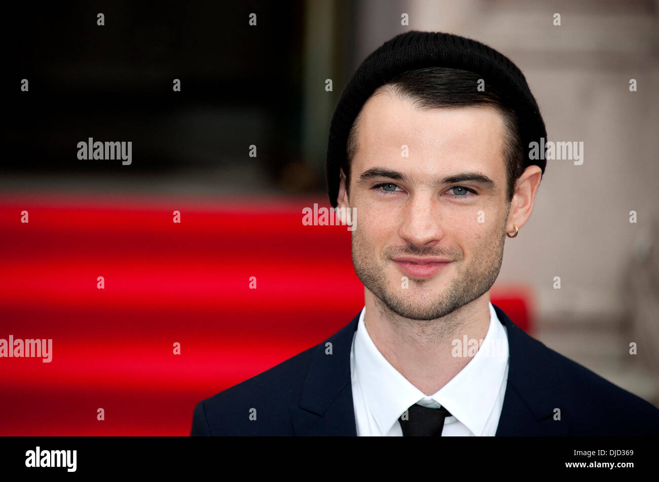 Tom Sturridge UK premiere of 'On The Road' at Somerset House - Arrivals London, England - 16.08.12 Stock Photo