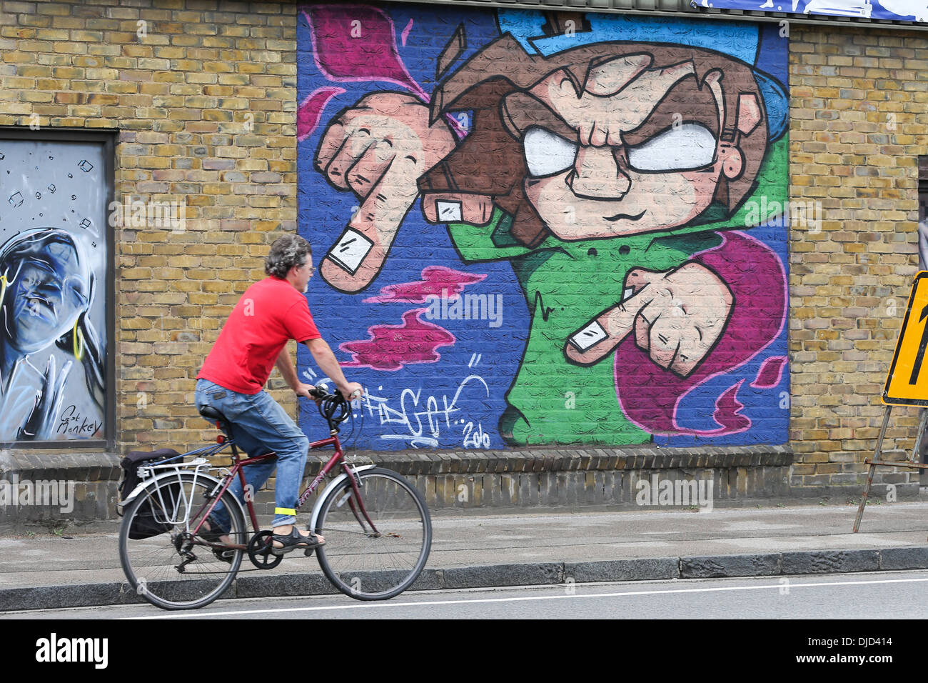 GRAFFITI ON A WALL IN CAMBRIDGE Stock Photo Alamy